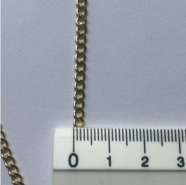 Cadena tejido cubano semi grueso 0.3x45cm_$145